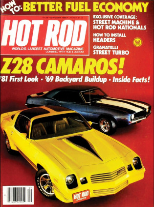 HOT ROD 1980 SEPT - Z28 SPECIAL, WILD REAR ENGINE VEGA
